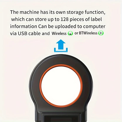 Bluetooth/USB Animal Tag Reader RFID Reader Ear Tag Reader Pet Chip Scanner Pet Microchip Reader for Dog Cat Cow Sheep