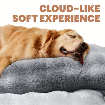 2025 New Large Thickened Pet Mat Dog Bed Soft Plush Grid Warm Cat Bed Suitable for Multi-Pet Family for Cats Dogs Rabbits Squirr