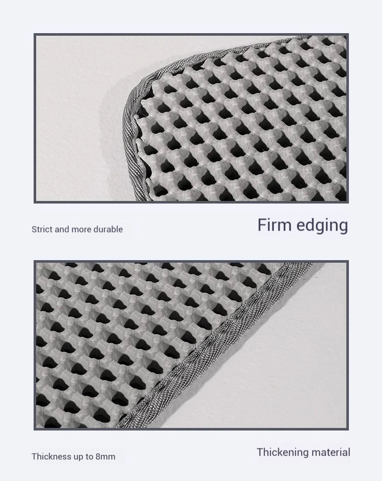 Large Cat Litter Mat Waterproof Double Layer Litter Trapping Clean Pad for Cat Litter Box Durable and Easy to Clean