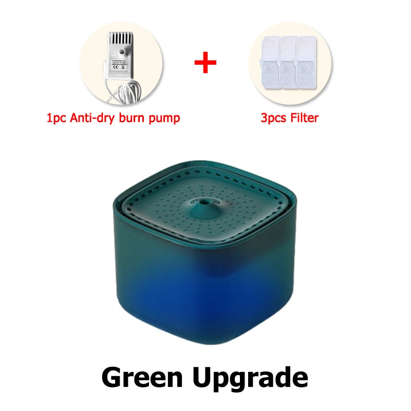 3L Automatic Pet Water Fountain with 3pcs Filter Chips Silent Drinking Dispenser for Cats & Dogs Replacement Filters for sale