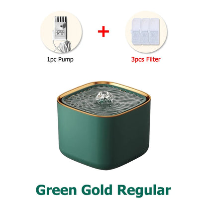 3L Automatic Pet Water Fountain with 3pcs Filter Chips Silent Drinking Dispenser for Cats & Dogs Replacement Filters for sale