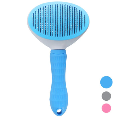 Self-cleaning Pet Hair Remove Comb Cat Slicker Brush Pet Hair Removal Comb Cats Grooming Brushes Dog Combs Pet Accessories