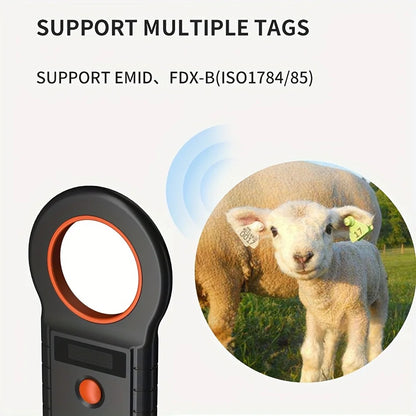 Bluetooth/USB Animal Tag Reader RFID Reader Ear Tag Reader Pet Chip Scanner Pet Microchip Reader for Dog Cat Cow Sheep