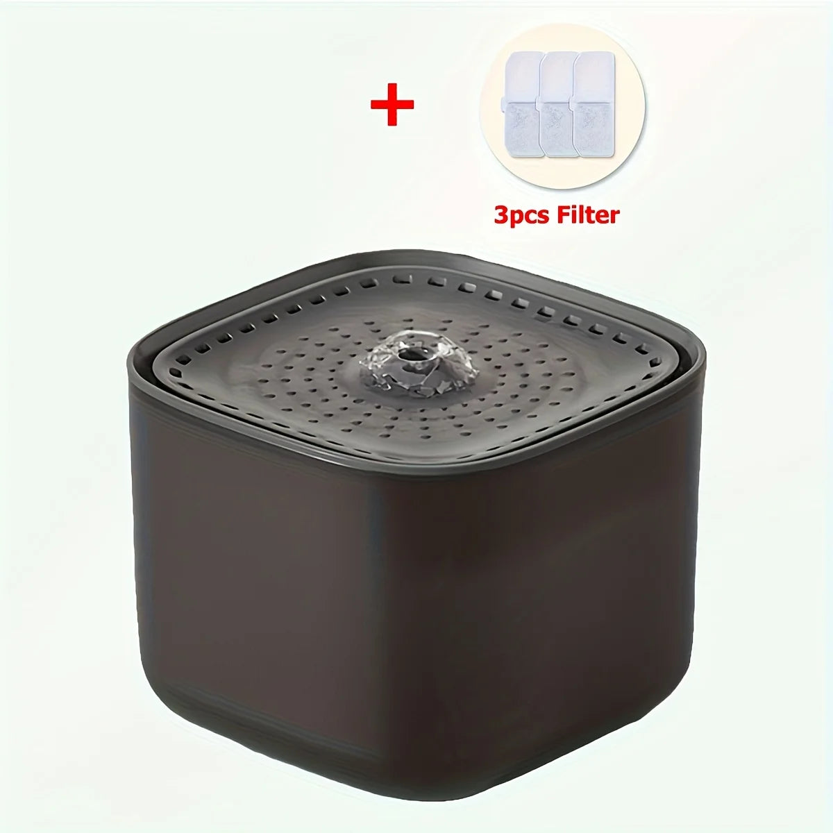 3L Automatic Pet Water Fountain with 3pcs Filter Chips Silent Drinking Dispenser for Cats & Dogs Replacement Filters for sale