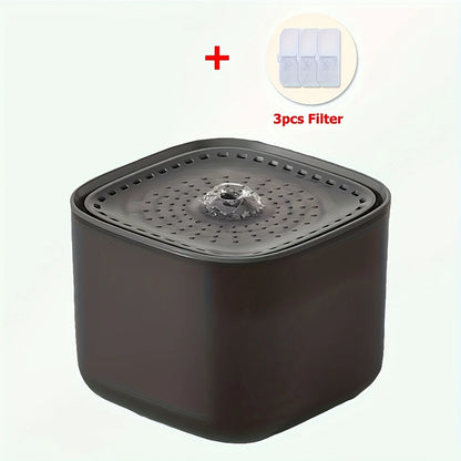 3L Automatic Pet Water Fountain with 3pcs Filter Chips Silent Drinking Dispenser for Cats & Dogs Replacement Filters for sale