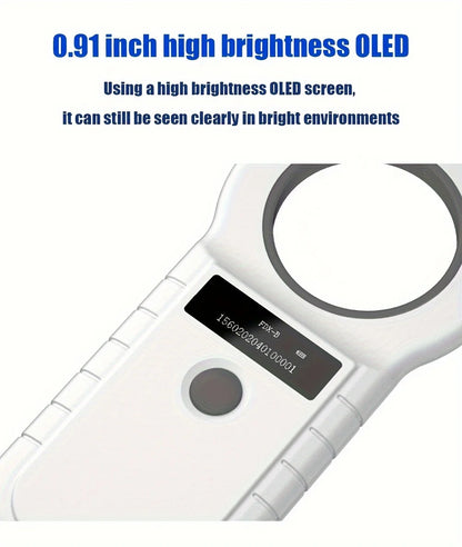 Bluetooth/USB Animal Tag Reader RFID Reader Ear Tag Reader Pet Chip Scanner Pet Microchip Reader for Dog Cat Cow Sheep