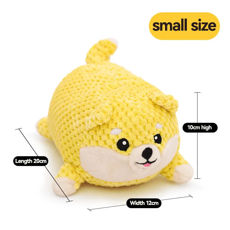 HOOPET Dog Cat Chew Toys Pig Puppy Squeaky Toy Interactive Dog Chew Toys Plush Stuffing Pet Accessories Dog Supplies