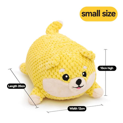 HOOPET Dog Cat Chew Toys Pig Puppy Squeaky Toy Interactive Dog Chew Toys Plush Stuffing Pet Accessories Dog Supplies