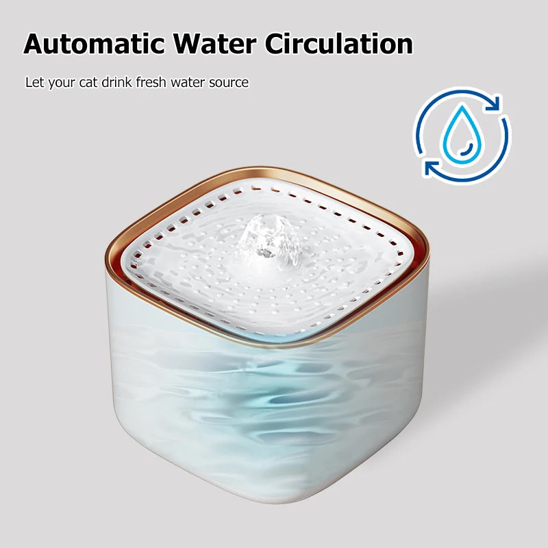 3L Automatic Pet Water Fountain with 3pcs Filter Chips Silent Drinking Dispenser for Cats & Dogs Replacement Filters for sale