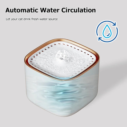 3L Automatic Pet Water Fountain with 3pcs Filter Chips Silent Drinking Dispenser for Cats & Dogs Replacement Filters for sale