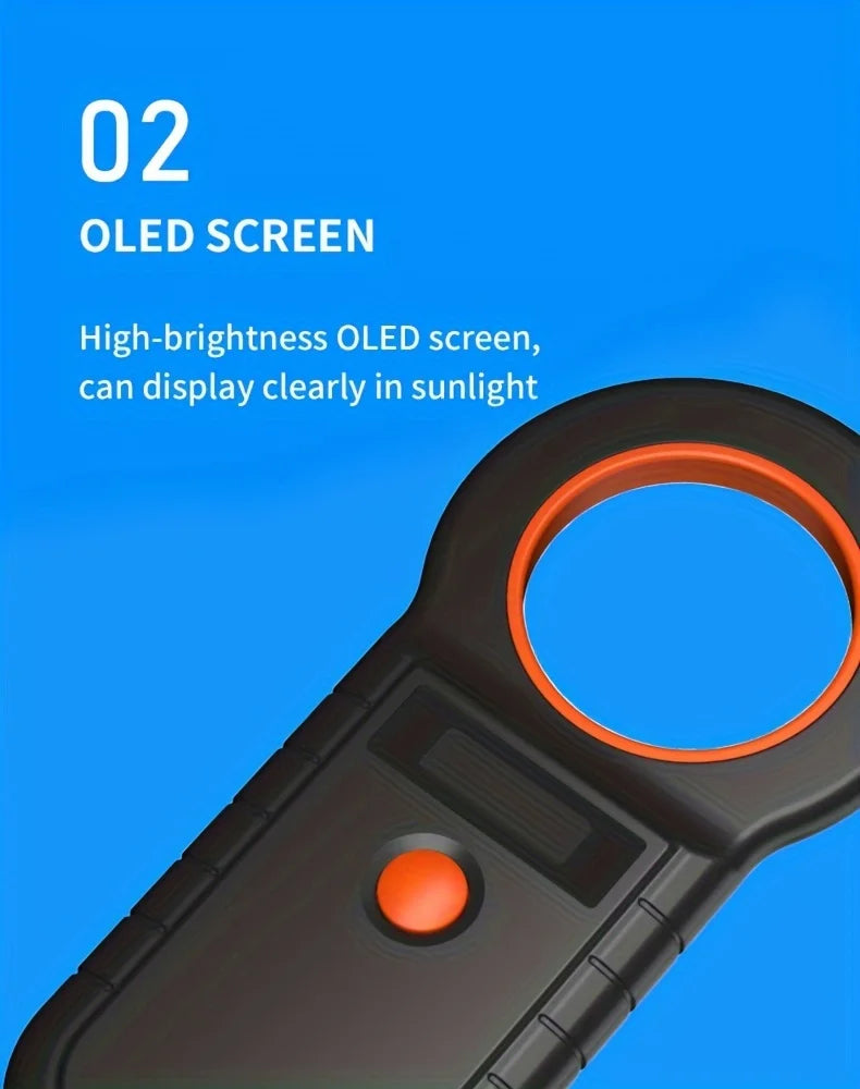 Bluetooth/USB Animal Tag Reader RFID Reader Ear Tag Reader Pet Chip Scanner Pet Microchip Reader for Dog Cat Cow Sheep