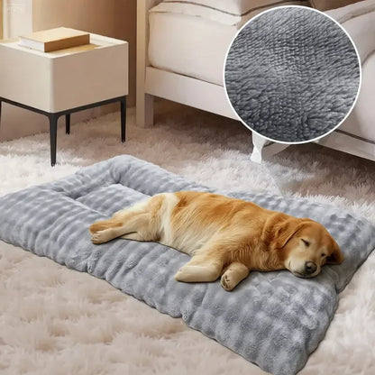 2025 New Large Thickened Pet Mat Dog Bed Soft Plush Grid Warm Cat Bed Suitable for Multi-Pet Family for Cats Dogs Rabbits Squirr