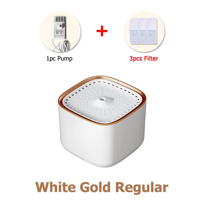3L Automatic Pet Water Fountain with 3pcs Filter Chips Silent Drinking Dispenser for Cats & Dogs Replacement Filters for sale