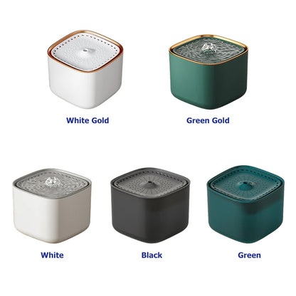 3L Automatic Pet Water Fountain with 3pcs Filter Chips Silent Drinking Dispenser for Cats & Dogs Replacement Filters for sale