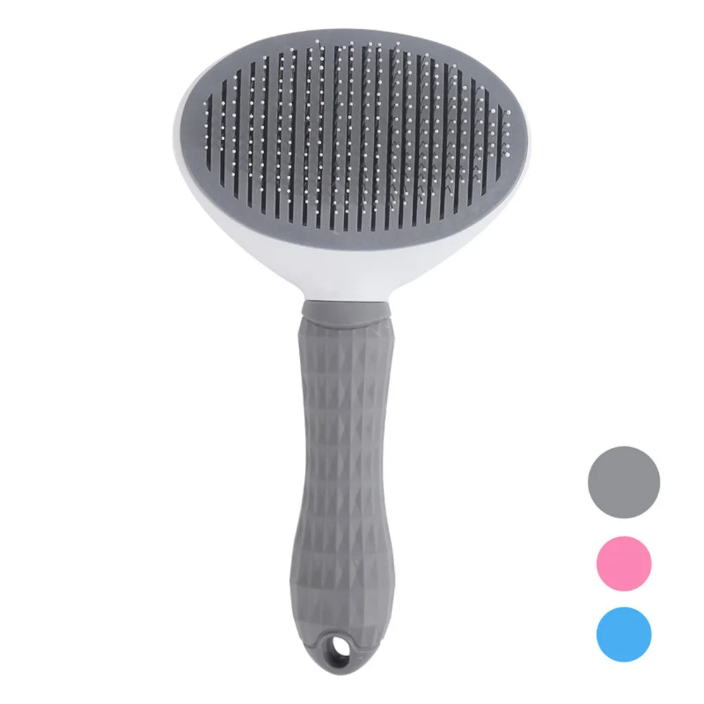Self-cleaning Pet Hair Remove Comb Cat Slicker Brush Pet Hair Removal Comb Cats Grooming Brushes Dog Combs Pet Accessories