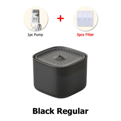 3L Automatic Pet Water Fountain with 3pcs Filter Chips Silent Drinking Dispenser for Cats & Dogs Replacement Filters for sale