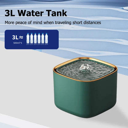 3L Automatic Pet Water Fountain with 3pcs Filter Chips Silent Drinking Dispenser for Cats & Dogs Replacement Filters for sale