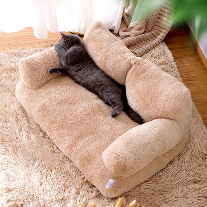 1PC Pet Cat Sofa Detachable Washable All-Season Universal Dog-Friendly Soft Comfortable Couch for Cats And Dogs