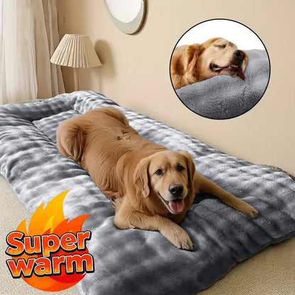 2025 New Large Thickened Pet Mat Dog Bed Soft Plush Grid Warm Cat Bed Suitable for Multi-Pet Family for Cats Dogs Rabbits Squirr
